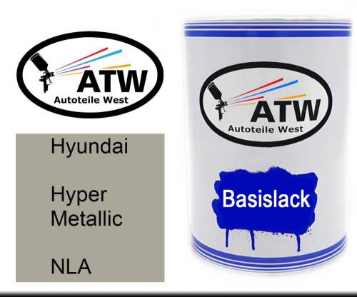 Hyundai, Hyper Metallic, NLA: 500ml Lackdose, von ATW Autoteile West.